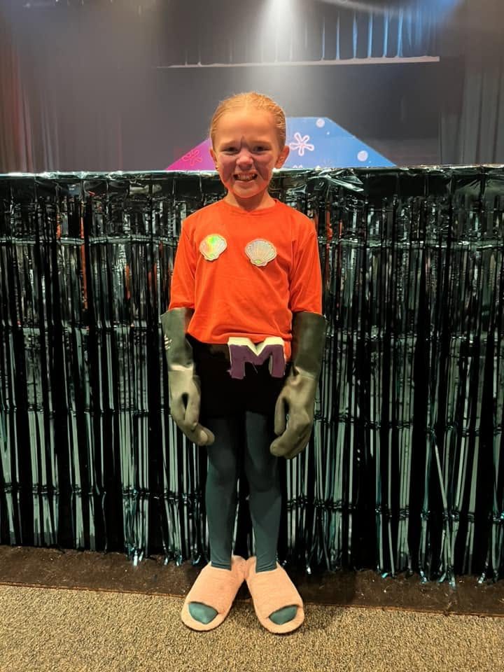 Brooklyn Brijbag as Mermaid Man in SpongeBob Jr.
