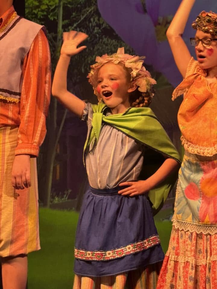 Brooklyn Brijbag as a Munchkin in Wizard of Oz